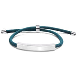 Custom Engraved Couple Bracelets - Personalized Name Braided Jewelry for Men & Women