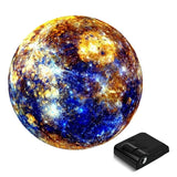 Portable LED Projection Lamp – Battery-Powered Light for Photos & Room Decor