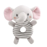 Sonajeros de peluche suaves para bebés: adorables anillos de animales para el aprendizaje temprano