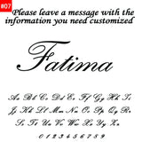 Custom Name Pendant Necklace – Personalized Stainless Steel Jewelry for Men & Women