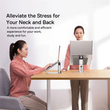 Foldable Aluminum Laptop Stand with Adjustable Height
