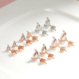 Pear Cut Moissanite Stud Earrings – D Color, VVS1 Clarity, 925 Sterling Silver