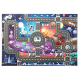 Alfombra de juegos para bebés: mapa interactivo de carreteras de la ciudad para divertirse y aprender