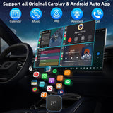 Wireless CarPlay & Android Auto Adapter - Universal Car Dongle for iPhone & Android