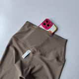 Seamless Yoga Pants for Women – Full-Length, Elastic Waist, Comfortable Nylon Fabric