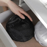 Cesta de lavandería plegable: bolsa de malla para guardar y organizador de ropa