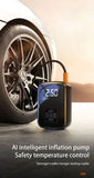 Portable Wireless Car Air Pump with Digital Display & Multi-Mode Inflation