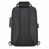 Premium Nylon Fashion Flap Shoulder Bag with Zipper and Customizable Password Lock