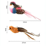 Interactive Feather Cat Toy with Suction Cup and Bell