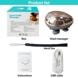 Electric Scalp Massager with 3D Meridian Therapy for Hair Growth & Headache Relief