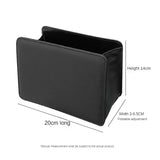 Cubo de basura y caja de almacenamiento para coche plegable y colgante: organizador para coche que ahorra espacio