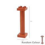 Large Building Block House Set - Doors, Windows & Roof Accessories for Creative Construction Play