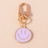Trendy Smile Face Keychain for Women – Cute Alloy Bag Charm & Key Ring