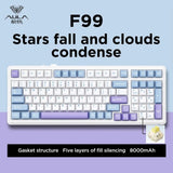 AULA F99 Wireless Mechanical Keyboard with RGB Backlighting, Multi-Device Connectivity & Hot-Swappable Switches