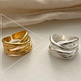 925 Sterling Silver Irregular Geometric Ring – Minimalist Jewelry for Women