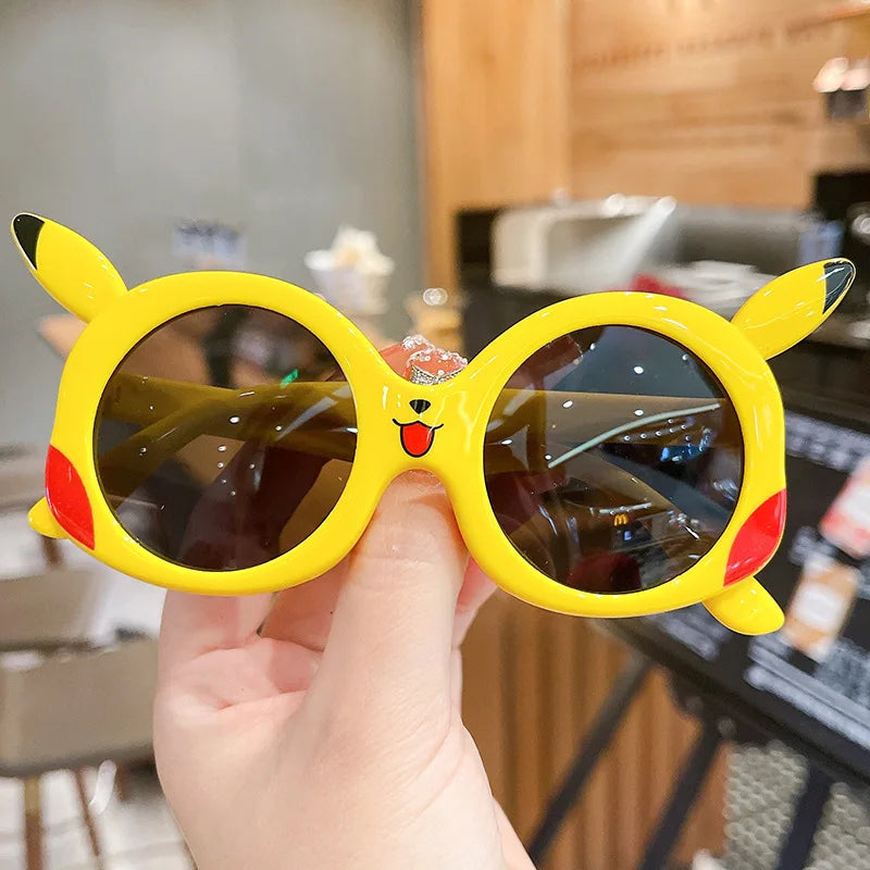 Pikachu Anime Sunglasses - Cute Pokemon Cosplay Accessory & UV Protection