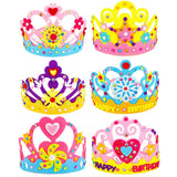 DIY Sequins Crown Craft Toy – Creative EVA Foam Art Kit for Kids Party Decorations