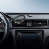 Soporte magnético para teléfono de coche: soporte giratorio de 360° para tablero de instrumentos para conducción con manos libres
