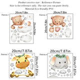 Cute Animal Wall Stickers – Removable PVC Decals for Kids' Rooms, Nursery & Home Decor