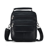 Men’s Genuine Leather Casual Shoulder Bag – Soft, Stylish & Durable Everyday Satchel