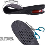Adjustable Height Increase Insoles with Air Cushion – Invisible Elevator Shoe Inserts for Men & Women (3–9cm Lift)