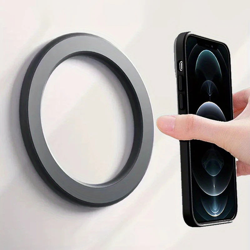 Universal Magnetic Phone Ring Holder - Compatible with iPhone & Magsafe Accessories