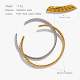 Gold-Plated Stainless Steel Plant Charm Bracelet for Women – Elegant Mood Tracker Jewelry