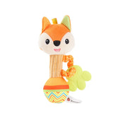 Soft Plush Animal Baby Rattle Toy for Newborns and Infants