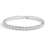 3mm Moissanite Tennis Bracelet - 925 Sterling Silver Sparkling Women's Jewelry