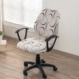 Stretch Office Chair Covers – 2-Piece Printed Seat & Backrest Protector Set