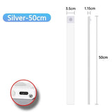 USB Rechargeable Motion Sensor LED Cabinet Light – Dimmable, 3 Color Modes