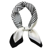 Elegant Striped Polyester Scarf & Shawl for Women – Stylish Accessory for All Seasons