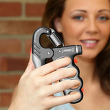 Pinza de mano ajustable | Entrenador de fuerza para antebrazos y dedos de 5 a 100 kg