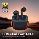 High-Fidelity Wireless Earbuds with LDAC & Bluetooth 5.2 | Deep Bass & Clear Calls