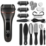 Electric Pedicure Foot File - Rechargeable Callus Remover for Heels