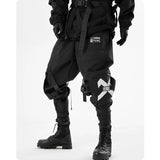 Men’s Hip Hop Sweatpants – Cotton-Blend Full-Length Joggers for Spring & Autumn
