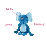 Indestructible Squeaky Plush Dog Toys - Bite-Resistant Chew Toys for Small Dogs (7 Styles)