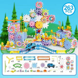 Electric Gear Building Block Set – Interactive 3D Puzzle Toy for Kids Ages 3-12