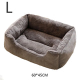 Cama de felpa para gatos: acogedora cesta con cojines para gatitos y mascotas pequeñas