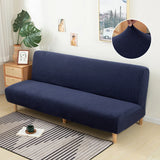 Stretch Armless Sofa Bed Slipcover - Elastic Futon Couch Protector