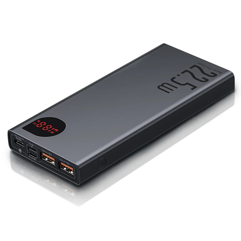 10000mAh Power Bank with 22.5W Fast Charging and LED Display