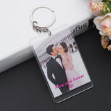 Custom Spotify Song Keychain – Personalized Acrylic Music Plaque with Photo and Album Cover Design