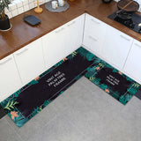 Alfombrilla suave y lavable: alfombra larga antideslizante para cocina, dormitorio, pasillo y baño