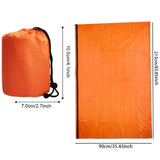 Saco de dormir de emergencia ultraligero e impermeable | Manta térmica de supervivencia Mylar para acampar y hacer senderismo