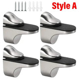 Heavy-Duty Zinc Alloy Glass Clamp – Secure Wall Bracket for Glass Panels