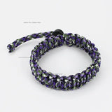 Adjustable Paracord Survival Bracelet – 550lb Emergency Rope for Camping & Hiking