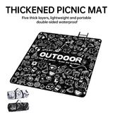 Waterproof Outdoor Picnic Blanket with Thermal Insulation & Foldable Carry Design