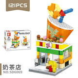 Small Building Blocks Compatible with Lego for Creative Construction