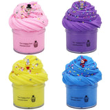 4-Pack Butter Slime Set – Super Soft, Non-Sticky & Safe DIY Slime for Kids