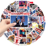 Donald Trump Cartoon Stickers - 10/30/50pcs Waterproof Decals for Laptop, Motorcycle & More